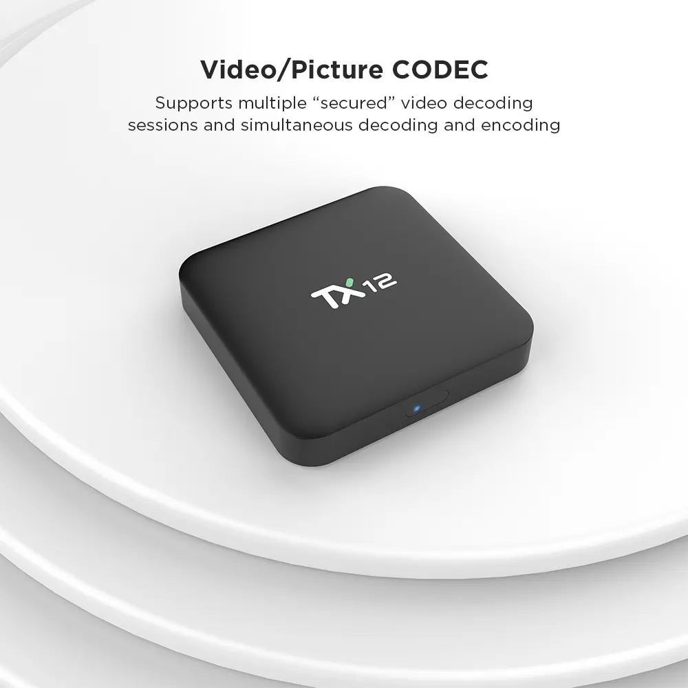 TX12 Smart Amlogic S905Y4 Customized Android TV Box Set Top Box