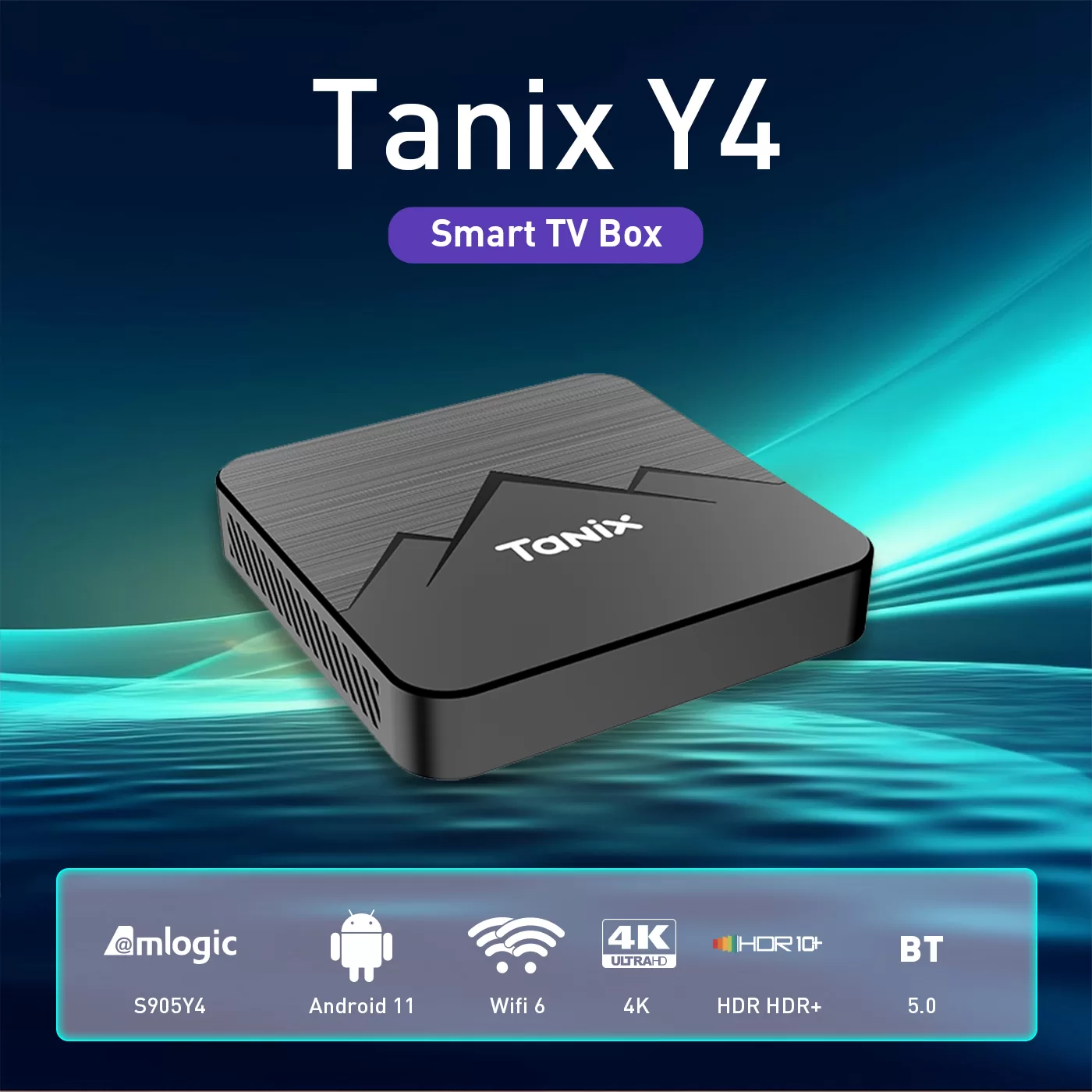 Tanix Y4 Amlogic S905Y4 4K Android TV Box Wifi 6 Android 11 Smart TV Box Factory