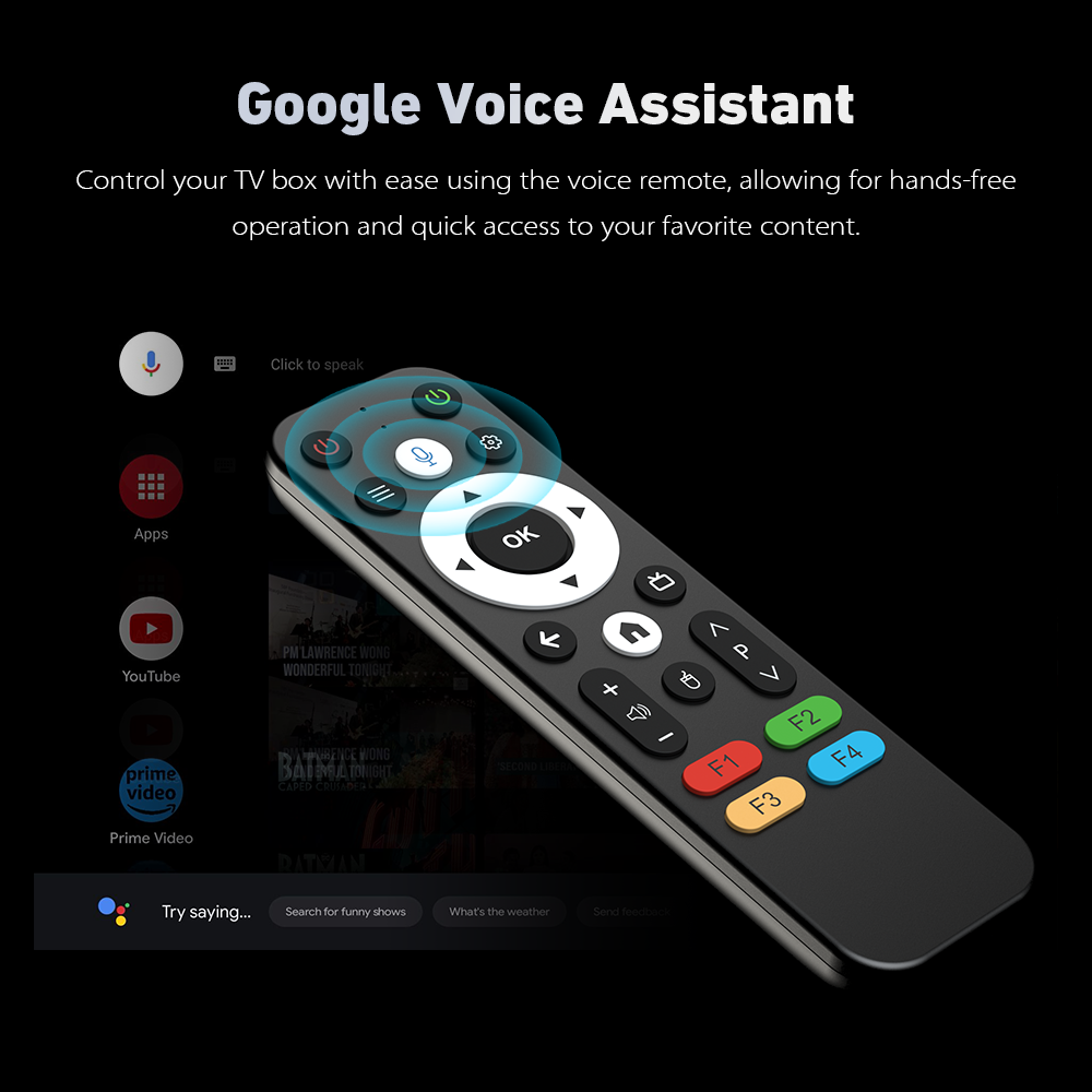 C1 IPTV Stalker Box CooTV C1 Android TV Box & MAG Protocol Support Google Voice Assistant